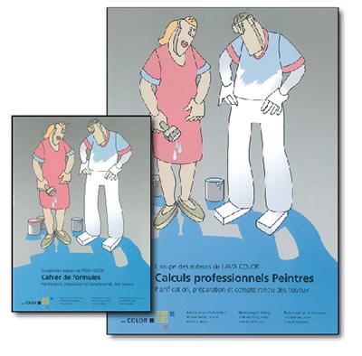 100.31 Set à 2 - Calculs professionnels Peintres + Cahier de formules - Planification, préparation et compte rendu des travaux