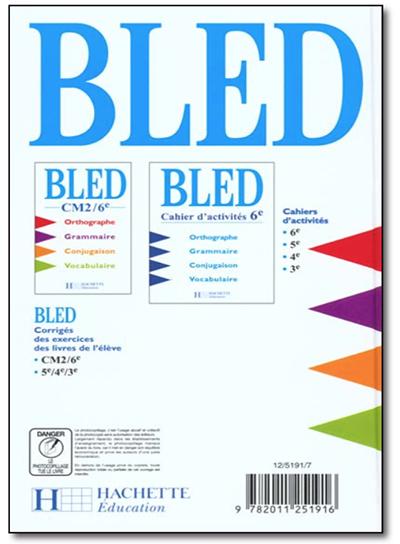 Bled 5e, 4e, 3e: cours supérieur