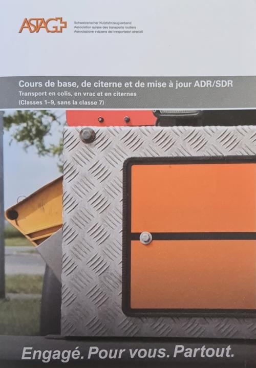 Cours de base, de citerne et de mise à jour ADR/SDR - Transport en colis, en vrac et en citernes 2025