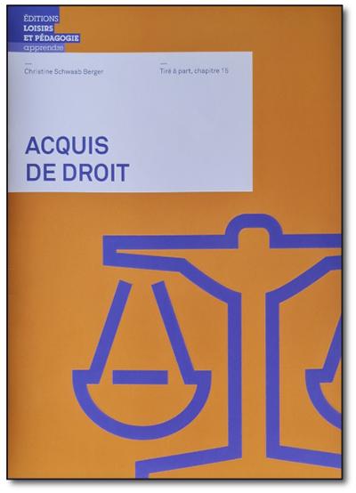 Acquis de droit - Chapitre 15 (Tàp)