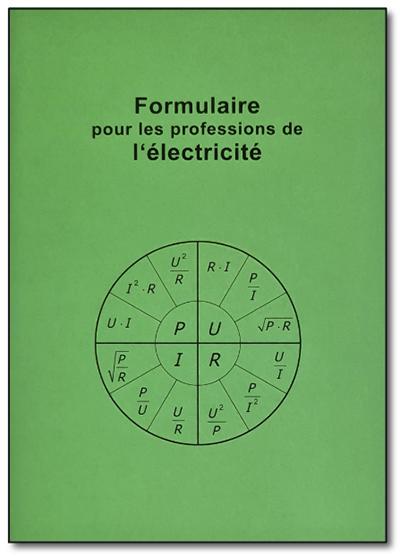 Formulaire pour les professions de l'électricité