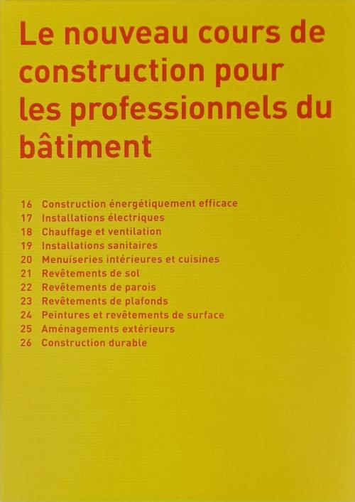 Cours de Construction - Boîte 2 - Fascicules 16 à 26 - Papier + licence PDF