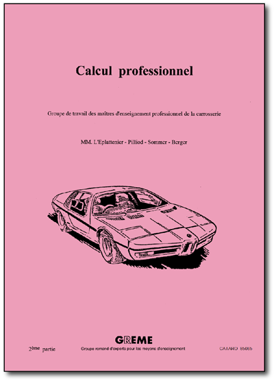 Calcul professionnel pour carrossiers - 2è partie