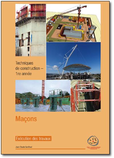 Maçons - Techniques de construction - Exécution des travaux - 1re année