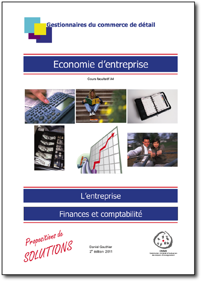 Gestionnaire du commerce de détail - Économie d'entreprise, finance et comptabilité - Livre du maître